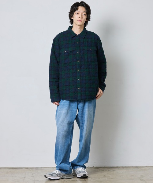 L.L.Bean(エルエルビーン)の「キルト・スコッチ・プラッド・フランネル・シャツ・ジャック 米国フィット・レギュラー(シャツ/ブラウス・メンズ・グレー系その他/ブルー系その他2/ブルー系その他/ブラウン系その他・LARGE/MEDIUM/SMALL)」の15枚目の写真