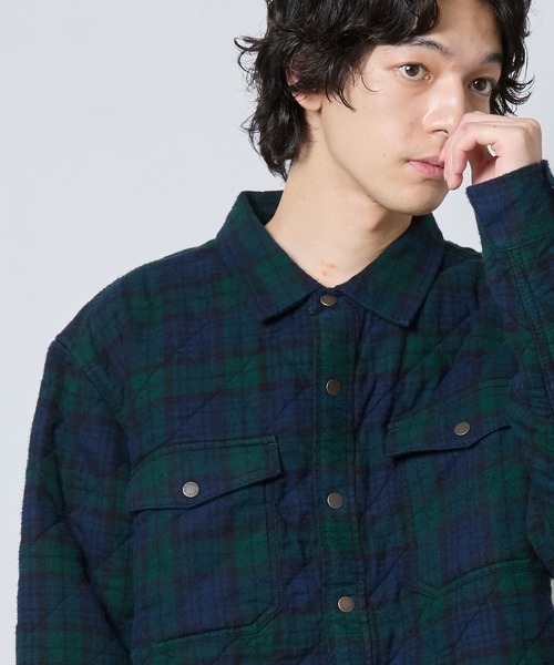 L.L.Bean(エルエルビーン)の「キルト・スコッチ・プラッド・フランネル・シャツ・ジャック 米国フィット・レギュラー(シャツ/ブラウス・メンズ・グレー系その他/ブルー系その他2/ブルー系その他/ブラウン系その他・LARGE/MEDIUM/SMALL)」の5枚目の写真