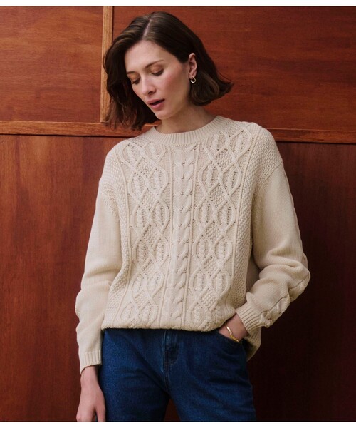 プチバトー 肩ボタン ラメニットプルオーバー PETIT BATEAU（プチバトー）の「肩ボタンラメニットプルオーバー