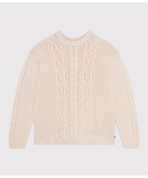 PETIT BATEAU(プチバトー)の「ニットプルオーバー(ニット/セーター・レディース・ホワイト・XX-SMALL/X-SMALL/SMALL/MEDIUM)」の5枚目の写真