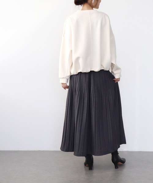 Jines（ジネス）の「前ヨークドッキングプルオーバー（Tシャツ/カットソー・レディース・アイボリー・38）」の16枚目の写真