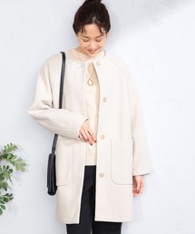 GALLORIA（ギャローリア）の「【キレメクアウター】ノーカラーコクーンコート（ノーカラーコート）」