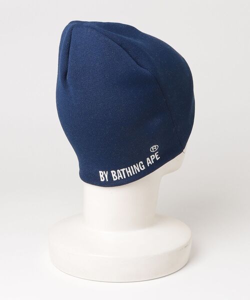 A BATHING APE（アベイシングエイプ）の「APE HEAD KNIT CAP（ハット・メンズ・グレー/ブラック/ネイビー・FREE）」の6枚目の写真