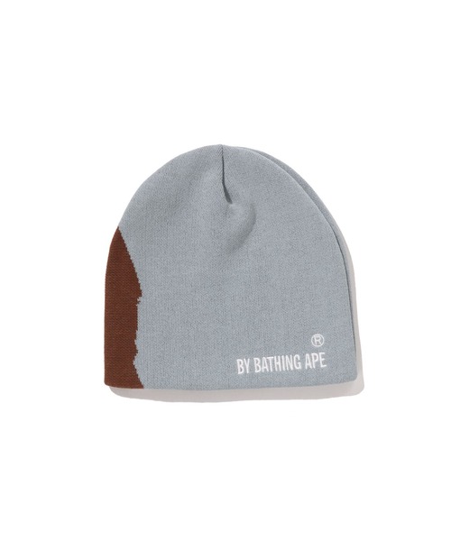 A BATHING APE（アベイシングエイプ）の「APE HEAD KNIT CAP（ハット・メンズ・グレー/ブラック/ネイビー・FREE）」の9枚目の写真
