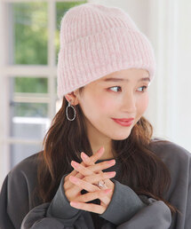 KOBE LETTUCE | もっちりリブニット帽(ニットキャップ/ビーニー)