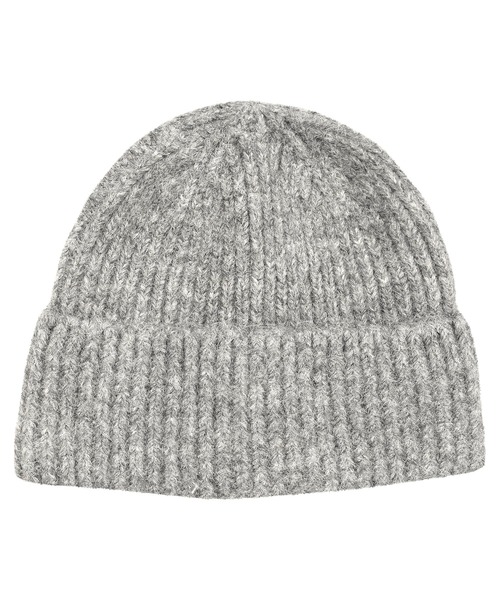 KOBE LETTUCE（コウベレタス）の「もっちりリブニット帽（ニットキャップ/ビーニー・レディース・グレー/ピンク/アイボリー/イエロー/ベージュ・FREE）」の14枚目の写真
