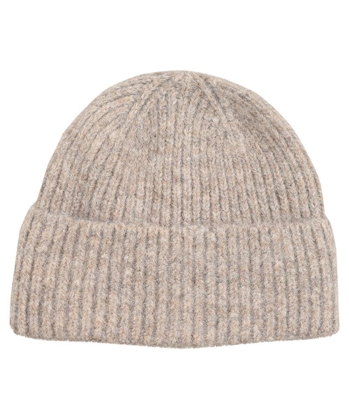 KOBE LETTUCE（コウベレタス）の「もっちりリブニット帽（ニットキャップ/ビーニー・レディース・グレー/ピンク/アイボリー/イエロー/ベージュ・FREE）」の15枚目の写真