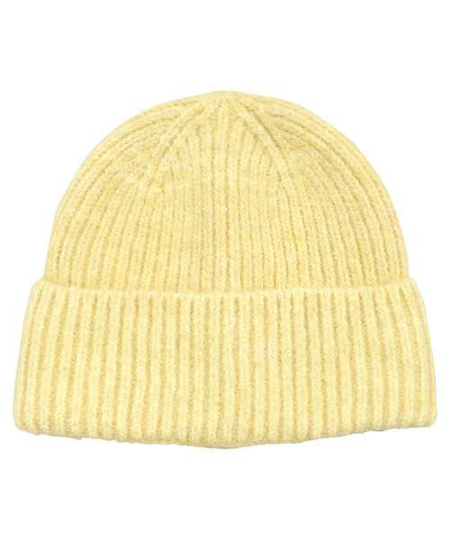 KOBE LETTUCE（コウベレタス）の「もっちりリブニット帽（ニットキャップ/ビーニー・レディース・グレー/ピンク/アイボリー/イエロー/ベージュ・FREE）」の16枚目の写真