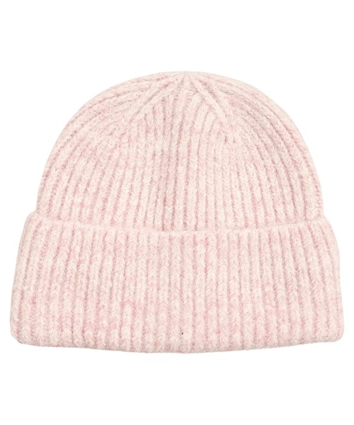 KOBE LETTUCE（コウベレタス）の「もっちりリブニット帽（ニットキャップ/ビーニー・レディース・グレー/ピンク/アイボリー/イエロー/ベージュ・FREE）」の17枚目の写真