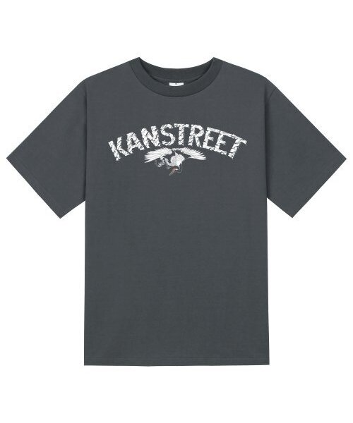 KAN6312(カン6312)の「KTG0173 レタリング吉兆半袖Tシャツ - グレー(Tシャツ/カットソー・メンズ・その他・SMALL/MEDIUM/LARGE/X-LARGE)」の1枚目の写真