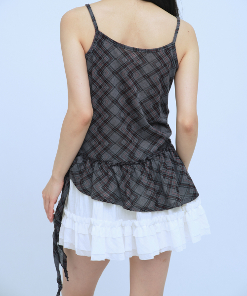CURETTY（キュリティ）の「C SHIRRING CANCAN SKIRT_WHITE（スカート・レディース・ホワイト・SMALL）」の4枚目の写真