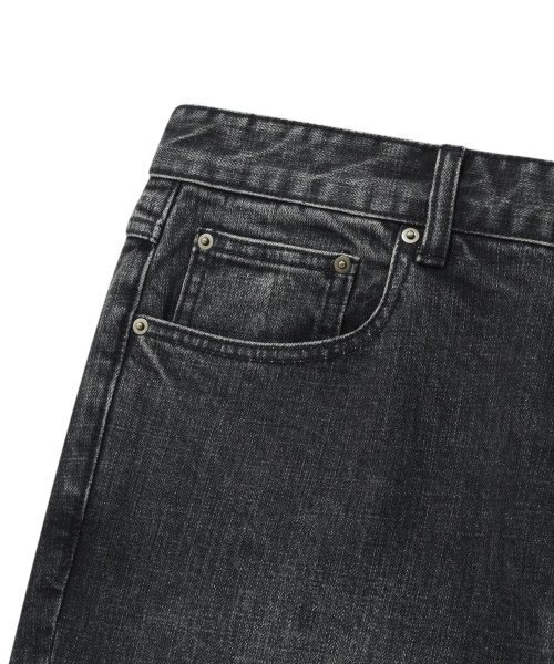 COVERNAT（カバーナット）の「デニム裏起毛スリムストレートパンツブラック（デニムパンツ・レディース・その他・LARGE/MEDIUM/SMALL/X-LARGE）」の5枚目の写真
