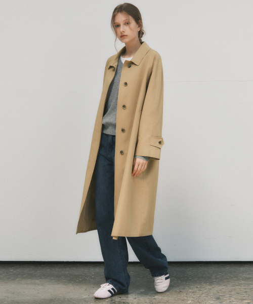 WEDNESDAYOASISFORWOMEN（ウェンズデー オアシス フォー ウーマン）の「[アトリエエディション] W/マックトレンチコート_SAND BEIGE(W25-OT04)（その他アウター・レディース・ベージュ・FREE）」の2枚目の写真