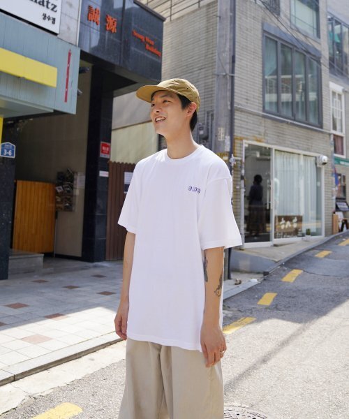 CREAM SODA LAB(クリームソーダラボ)の「恋愛時代 半袖Tシャツ ホワイト ネイビー(Tシャツ/カットソー・メンズ・その他・LARGE/MEDIUM/X-LARGE/XX-LARGE)」の5枚目の写真