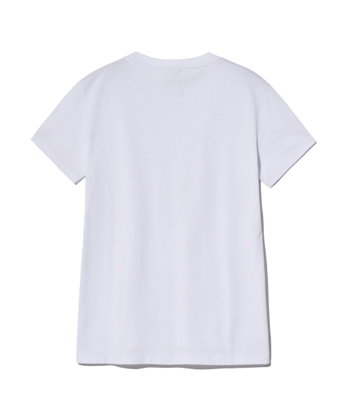 YALE（イェール）の「[プレミアムコットン] ウィメンズ記者コットン半袖Tシャツ ホワイト（Tシャツ/カットソー・レディース・その他・SMALL/MEDIUM/LARGE/X-SMALL）」の3枚目の写真