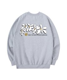 フラワリーマンツーマン グレー