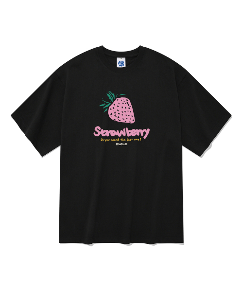RADINEO(ラディネオ)の「20番手ピンクストロベリー半袖Tシャツブラック(Tシャツ/カットソー・メンズ・その他・LARGE/MEDIUM/X-LARGE)」の1枚目の写真