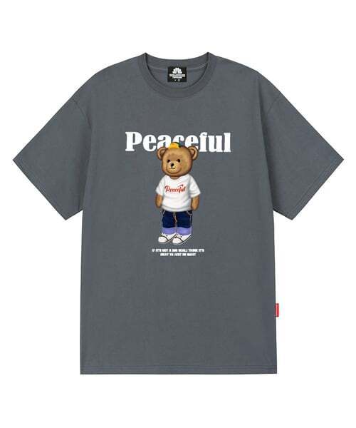 TRIPSHION(トリップション)の「BIG BEAR STANDING Tシャツ - グレー(Tシャツ/カットソー・メンズ・その他・LARGE/MEDIUM/X-LARGE)」の1枚目の写真