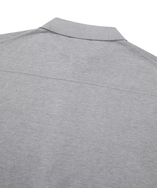 WEST GRAND BOULEVARD(ウエストグランドブルバード)の「メルシー セミオーバーハイネックカラー カーディガン FOG GREY(カーディガン/ボレロ・レディース・その他・SMALL/MEDIUM/LARGE)」の6枚目の写真