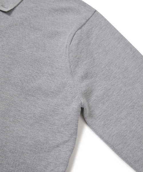 WEST GRAND BOULEVARD(ウエストグランドブルバード)の「メルシー セミオーバーハイネックカラー カーディガン FOG GREY(カーディガン/ボレロ・レディース・その他・SMALL/MEDIUM/LARGE)」の8枚目の写真