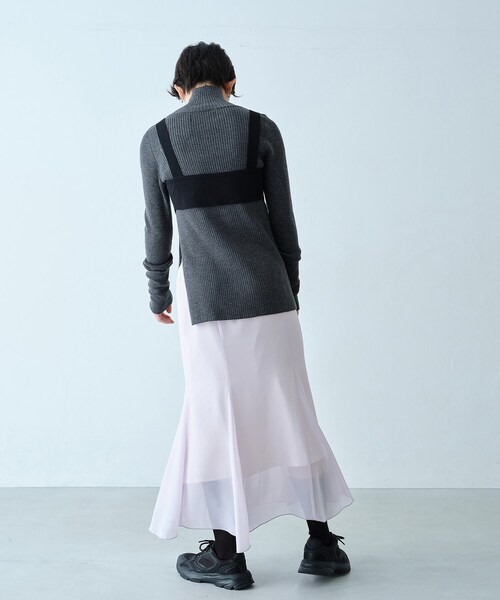 CODE A(コードエー)の「sheer fit skirt(スカート・レディース・パープル/サックスブルー・38/36/34)」の9枚目の写真