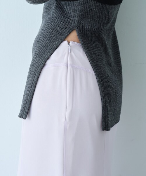 CODE A(コードエー)の「sheer fit skirt(スカート・レディース・パープル/サックスブルー・38/36/34)」の10枚目の写真