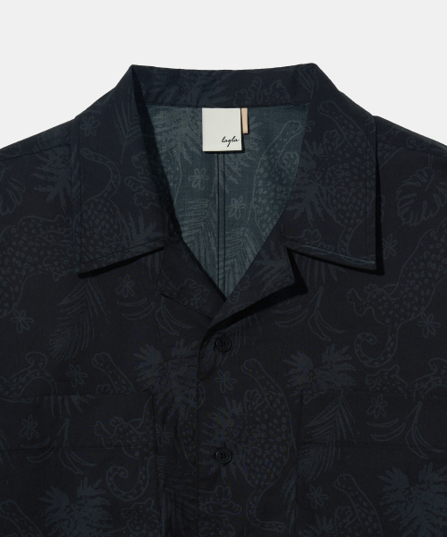 Diamond Layla（ダイアモンドレイラ）の「Panther Summer Cotton 1/2 Shirt S147（シャツ/ブラウス・レディース・その他・LARGE/MEDIUM）」の4枚目の写真