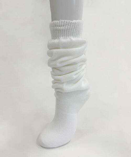 WEGO（ウィゴー）の「WEGO/ボリュームルーズソックス（ソックス/靴下・レディース・ブラック/ホワイト・23-25cm）」の5枚目の写真