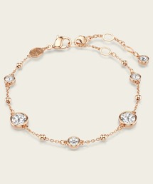 公式】【スワロフスキー】Una Angelic ブレスレット, ラウンドカット