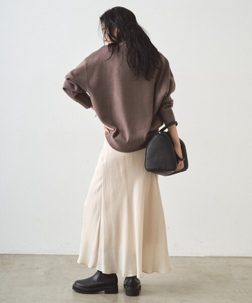 LOUNGEDRESS（ラウンジドレス）の「ジャガードロゴニット（ニット/セーター・レディース・モカ/グレー・FREE）」の18枚目の写真