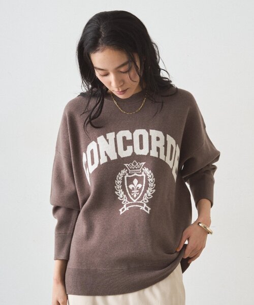 LOUNGEDRESS（ラウンジドレス）の「ジャガードロゴニット（ニット/セーター・レディース・モカ/グレー・FREE）」の20枚目の写真