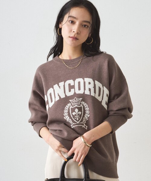 LOUNGEDRESS（ラウンジドレス）の「ジャガードロゴニット（ニット/セーター・レディース・モカ/グレー・FREE）」の21枚目の写真