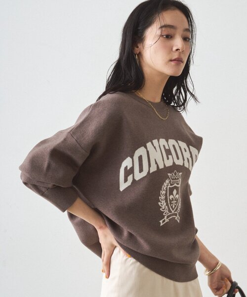 LOUNGEDRESS（ラウンジドレス）の「ジャガードロゴニット（ニット/セーター・レディース・モカ/グレー・FREE）」の22枚目の写真