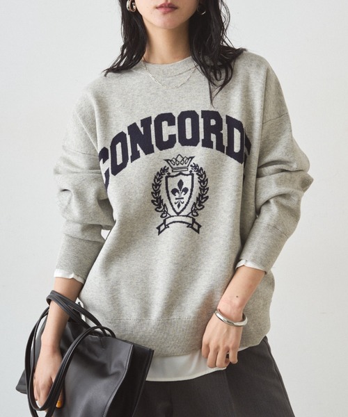 セール】ジャガードロゴニット（ニット/セーター）｜LOUNGEDRESS