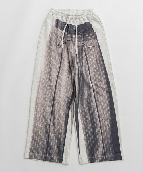 PRANK PROJECT（プランクプロジェクト）の「【2026Spring Pre-Order】スラックスプリントスウェット / Slacks Print Sweatshirt（スウェットパンツ・レディース・グレー・36/38）」の9枚目の写真