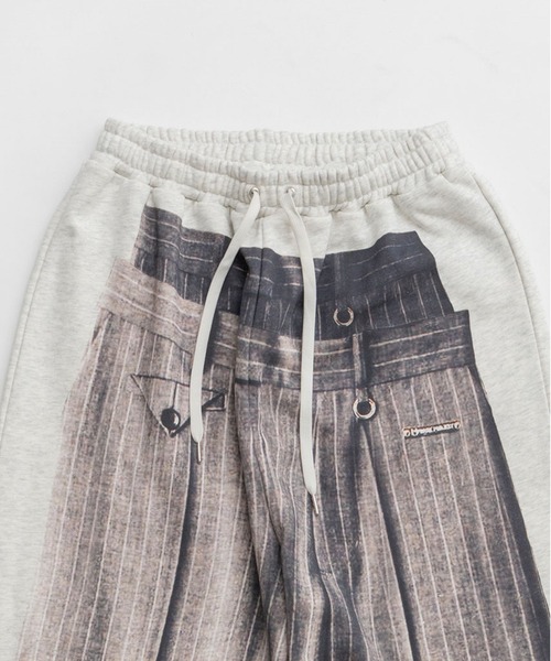 PRANK PROJECT（プランクプロジェクト）の「【2026Spring Pre-Order】スラックスプリントスウェット / Slacks Print Sweatshirt（スウェットパンツ・レディース・グレー・36/38）」の11枚目の写真