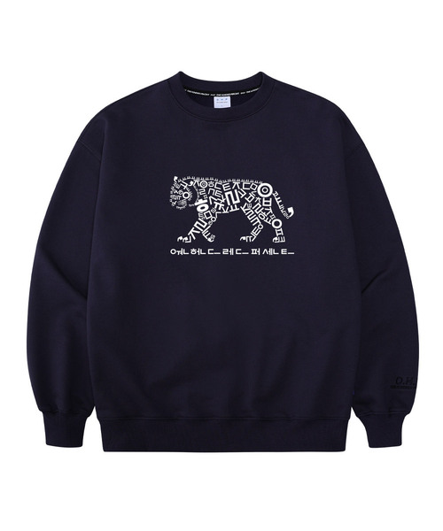 OHPxHARMONIA Consonant-Vowel Overfit Heavy Man-to-Man Hangul Day Commemoration