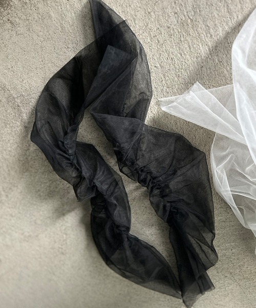 Kotoe（コトエ）の「シアー ギャザー アームカバー（アームカバー・レディース・ホワイト/ブラック・FREE）」の15枚目の写真