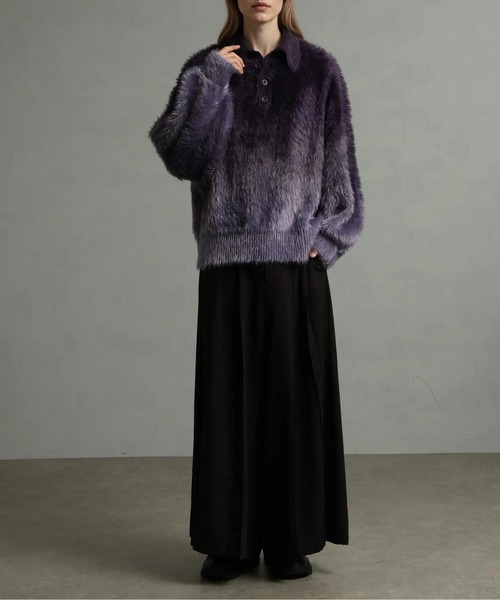 a*3様 数量限定【welise×ELLUV】エレガンスヘビーシャギーニット S 数量限定【welise×ELLUV】エレガンスヘビーシャギーニット Sブラック系