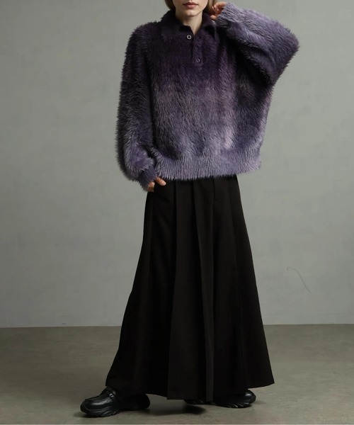 a*3様 数量限定【welise×ELLUV】エレガンスヘビーシャギーニット S