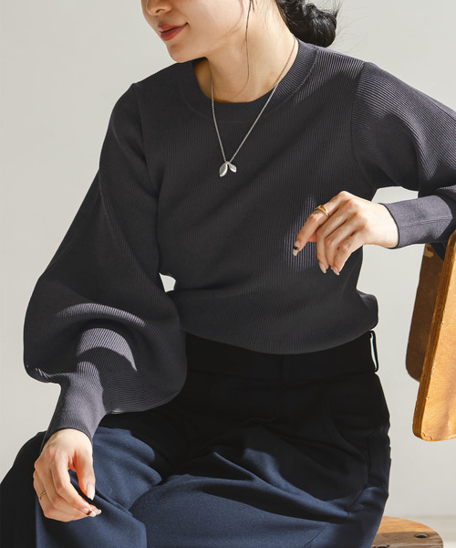 バルーンスリーブニット（ニット/セーター）｜NOBLE（ノーブル）の