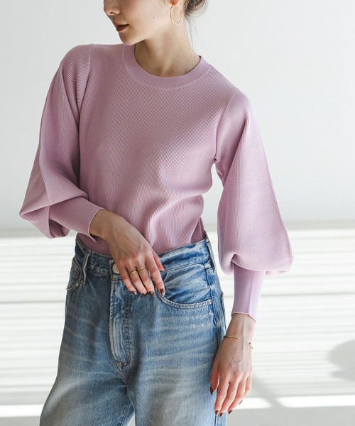 バルーンスリーブニット（ニット/セーター）｜NOBLE（ノーブル）の