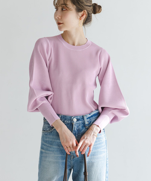 HYKE バルーンスリーブニット バルーンスリーブニット（ニット/セーター）｜NOBLE（ノーブル）の