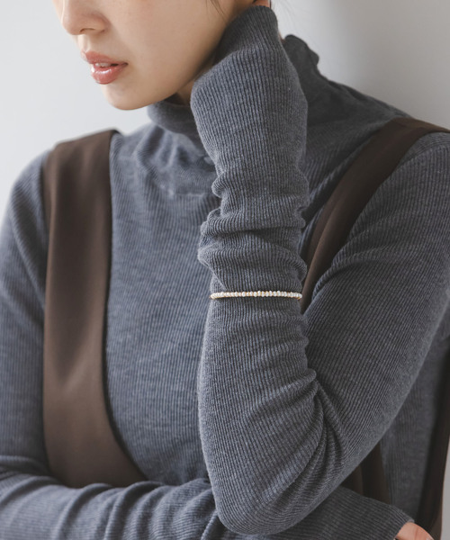 GAS BIJOUX（ガスビジュー）の「Gas Bijoux/ガス ビジュー マザーオブパールブレスレット（ブレスレット・レディース・ゴールド・FREE）」の2枚目の写真