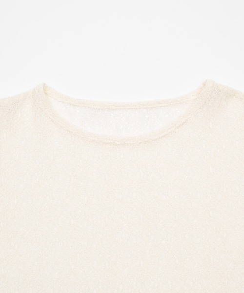 nuance sheer tops/ニュアンスシアートップス（Tシャツ/カットソー