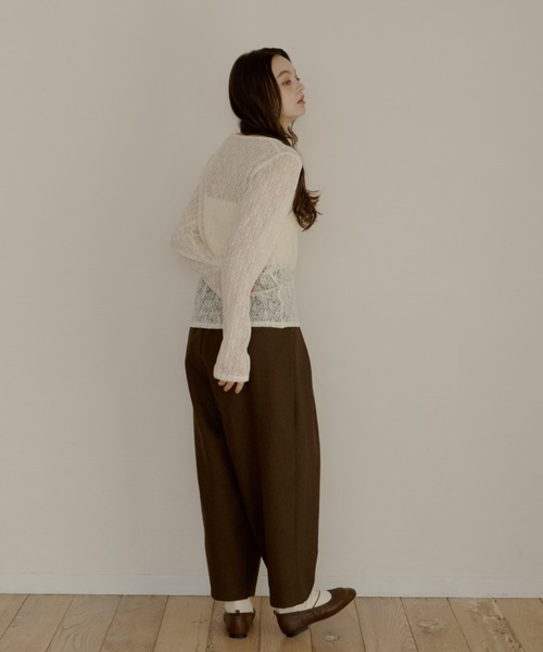 nuance sheer tops/ニュアンスシアートップス（Tシャツ/カットソー