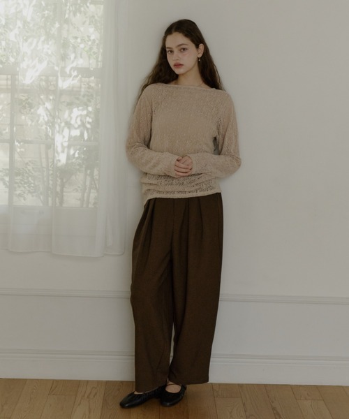 nuance sheer tops/ニュアンスシアートップス（Tシャツ/カットソー