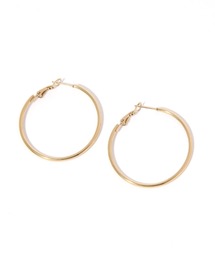 BAYFLOW（ベイフロー）の「ステンレスフープピアス（ピアス（両耳用））」