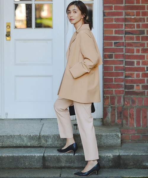 2WAY】エレカジストレッチミドルトレンチ コート（トレンチコート