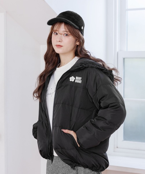 ロゴダウンパーカ ブルゾン（ダウンジャケット/コート）｜MARY QUANT